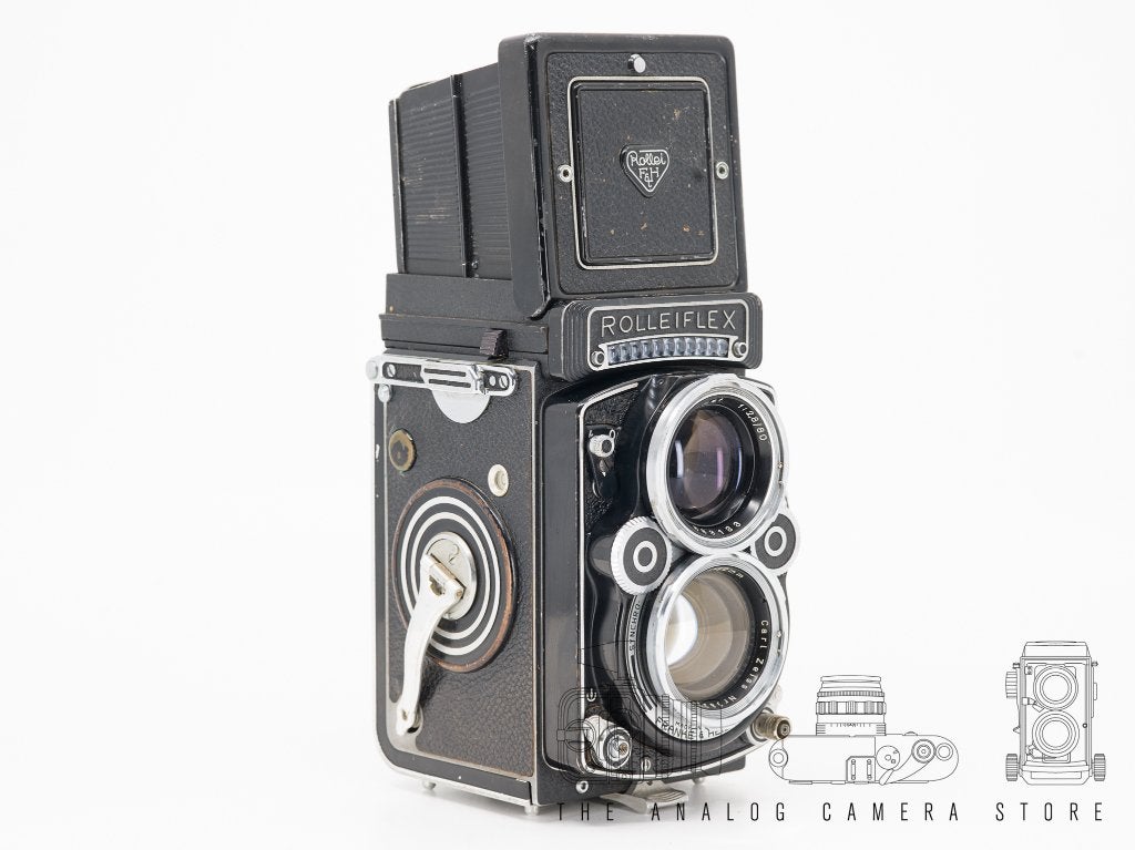 Rolleiflex 2.8F, Gebruikt, Spiegelreflex, Ophalen of Verzenden, Overige Merken