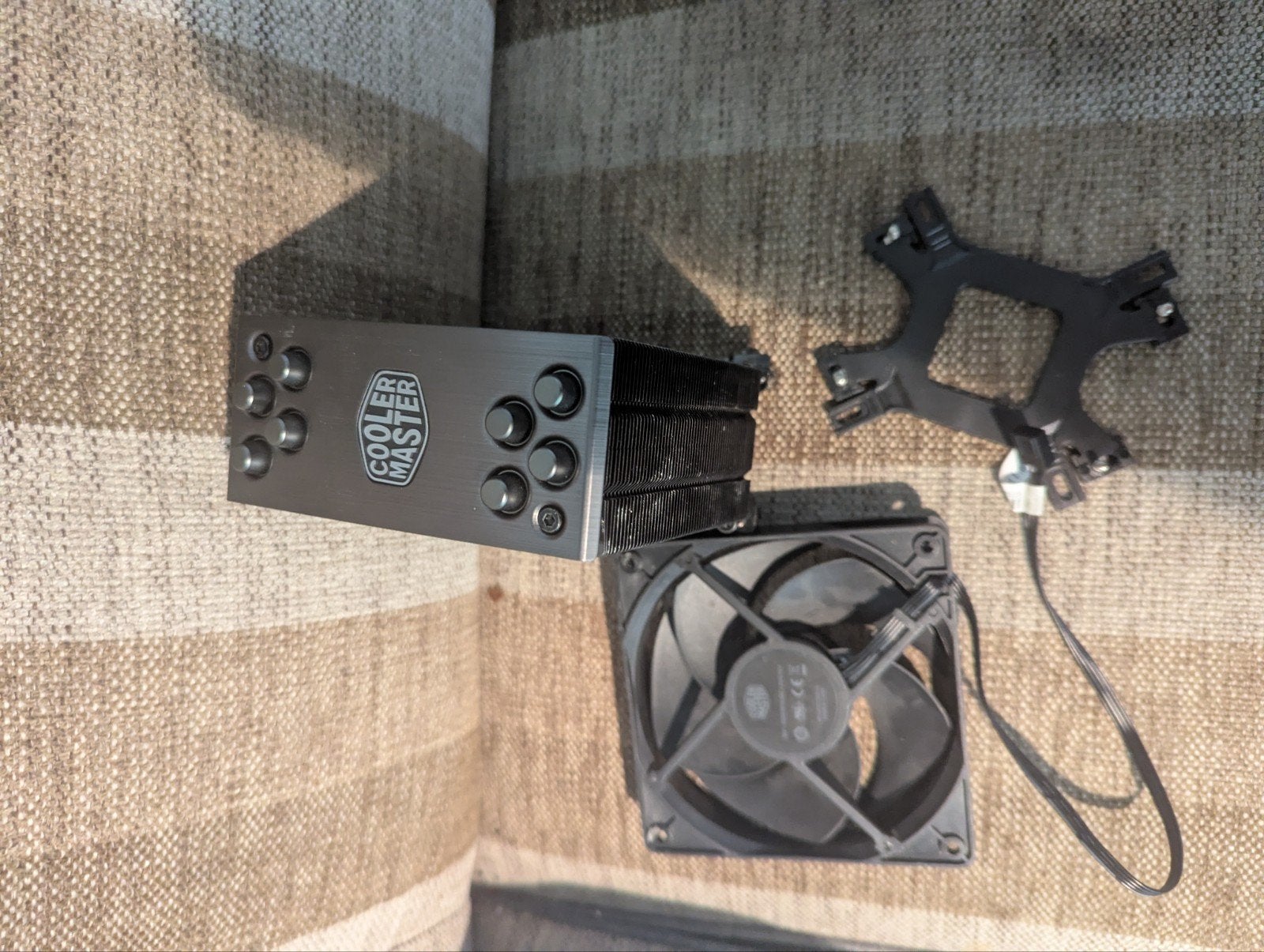 Cooler Master Hyper 212 Black Edition CPU Koeler, Computers en Software, Computerkoelers, Ophalen of Verzenden, Gebruikt, Luchtkoeling