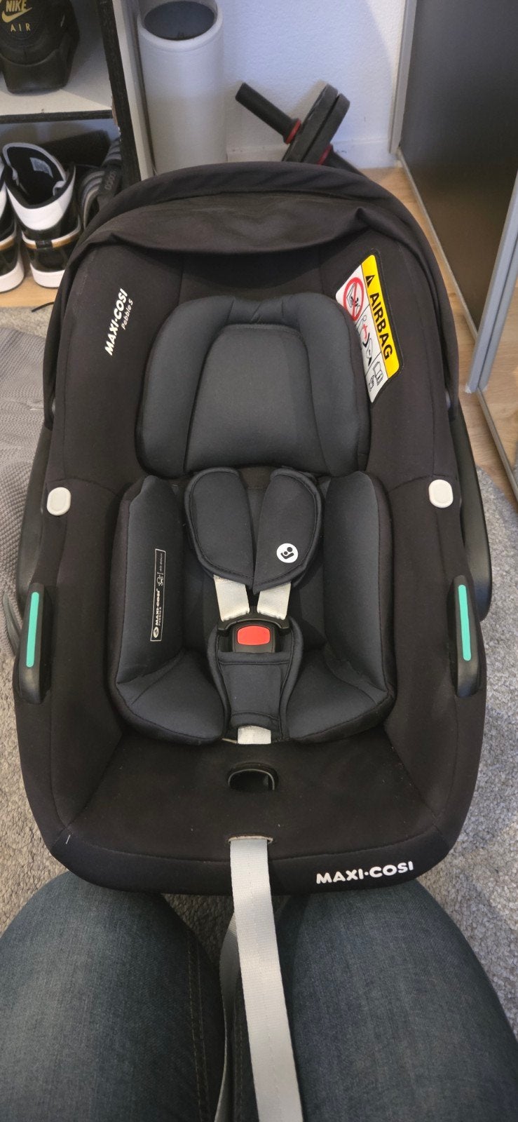 Maxi cosi pebble s, Ophalen, Autogordel, Zo goed als nieuw, 0 t/m 13 kg