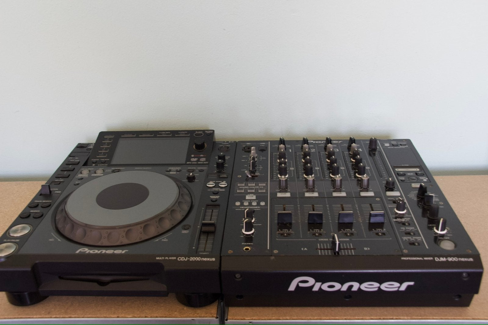 Pioneer CDJ 2000 Nexus + DJM 900 Nexus met flightcase, Muziek en Instrumenten, Ophalen, Gebruikt, Dj-set, Pioneer