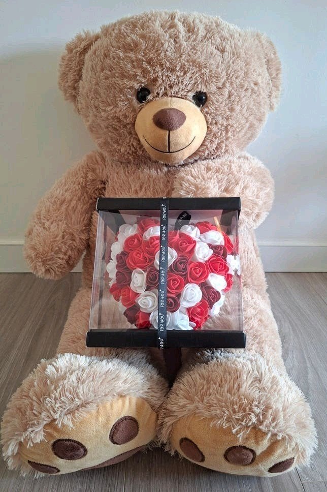 Grote knuffelbeer - kraamkado, babykamer, FOR YOU kado, Kinderen en Baby's, Speelgoed | Knuffels en Pluche, Overige merken, Overige karakters