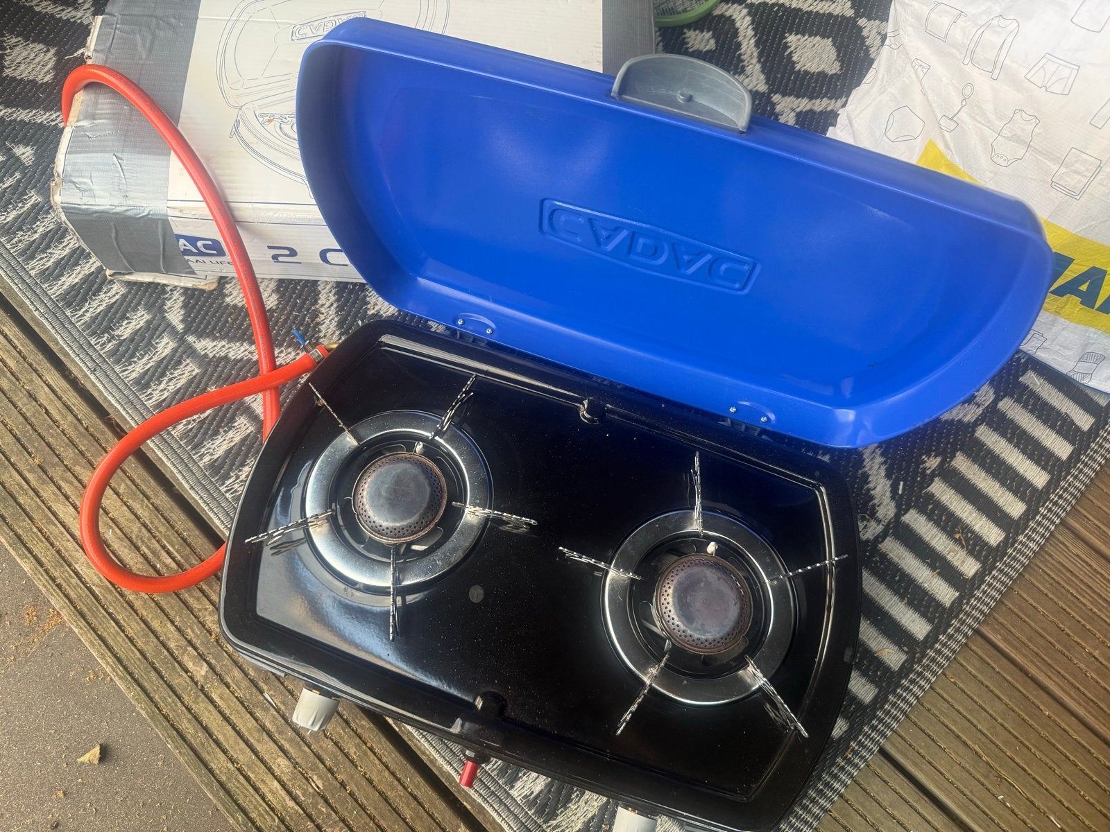 CADAC gastel 2 pits - Ideaal voor camping en outdoor, Ophalen of Verzenden, Zo goed als nieuw