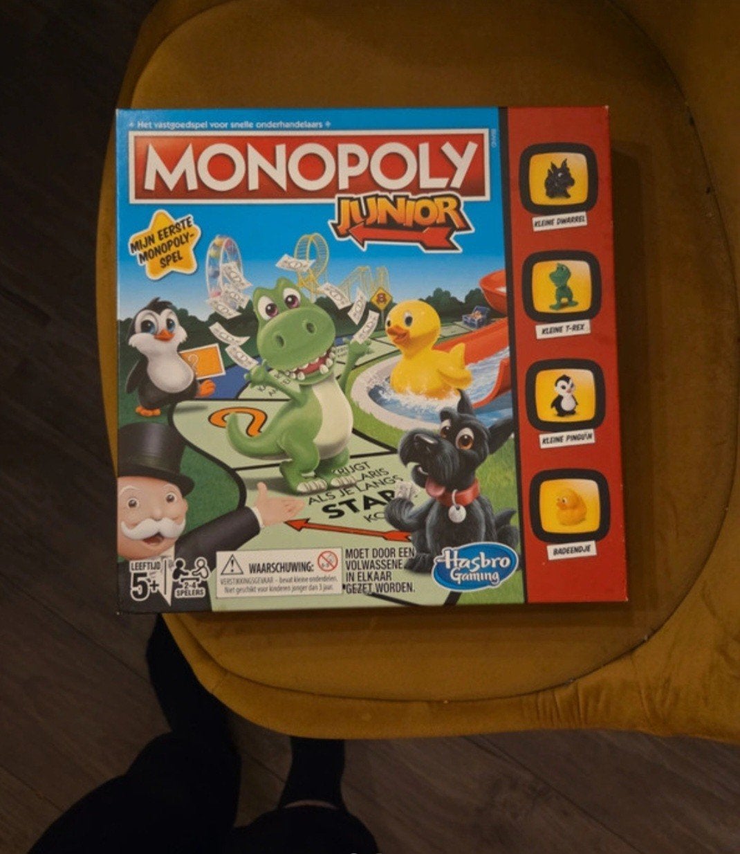 Monopoly Junior - Zo goed als nieuw, compleet spel, Ophalen of Verzenden, Zo goed als nieuw, Hasbro Gaming