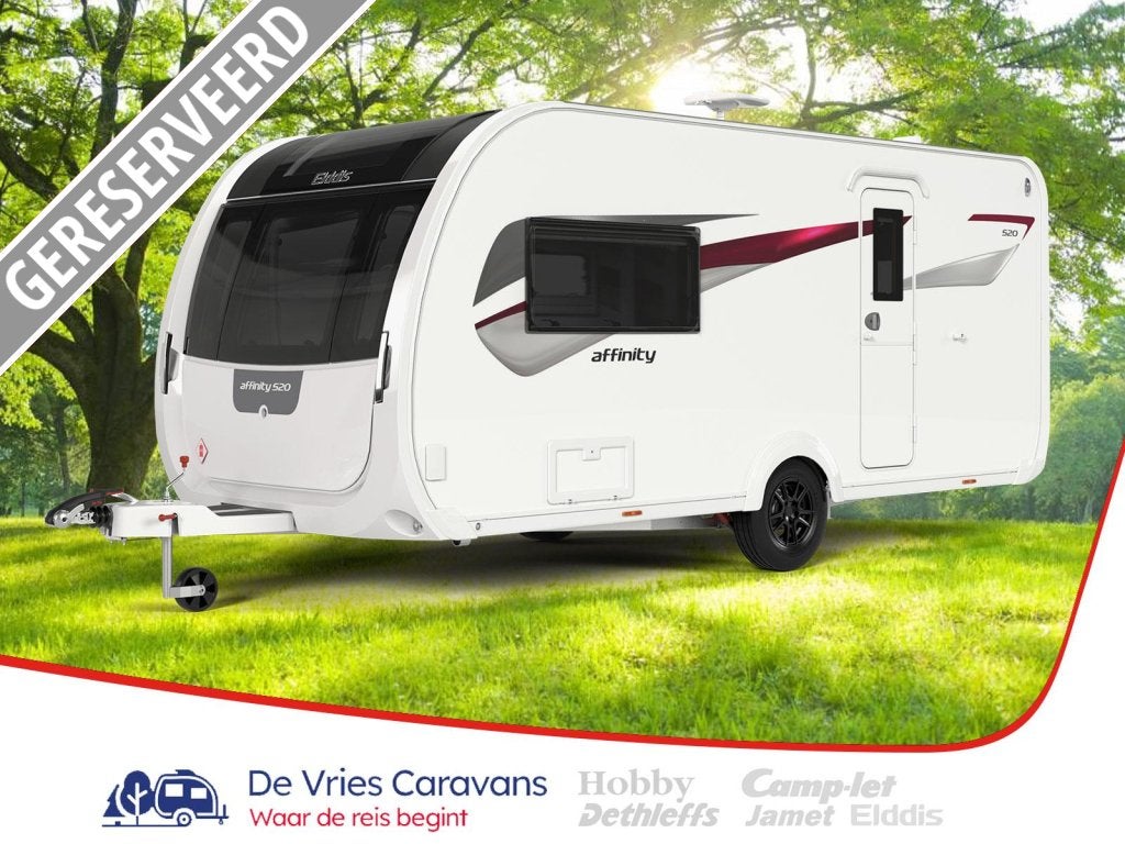 Elddis Affinity 520 Verbouwings actie!, Overige typen, Standaardzit, Elddis, Tot en met 2