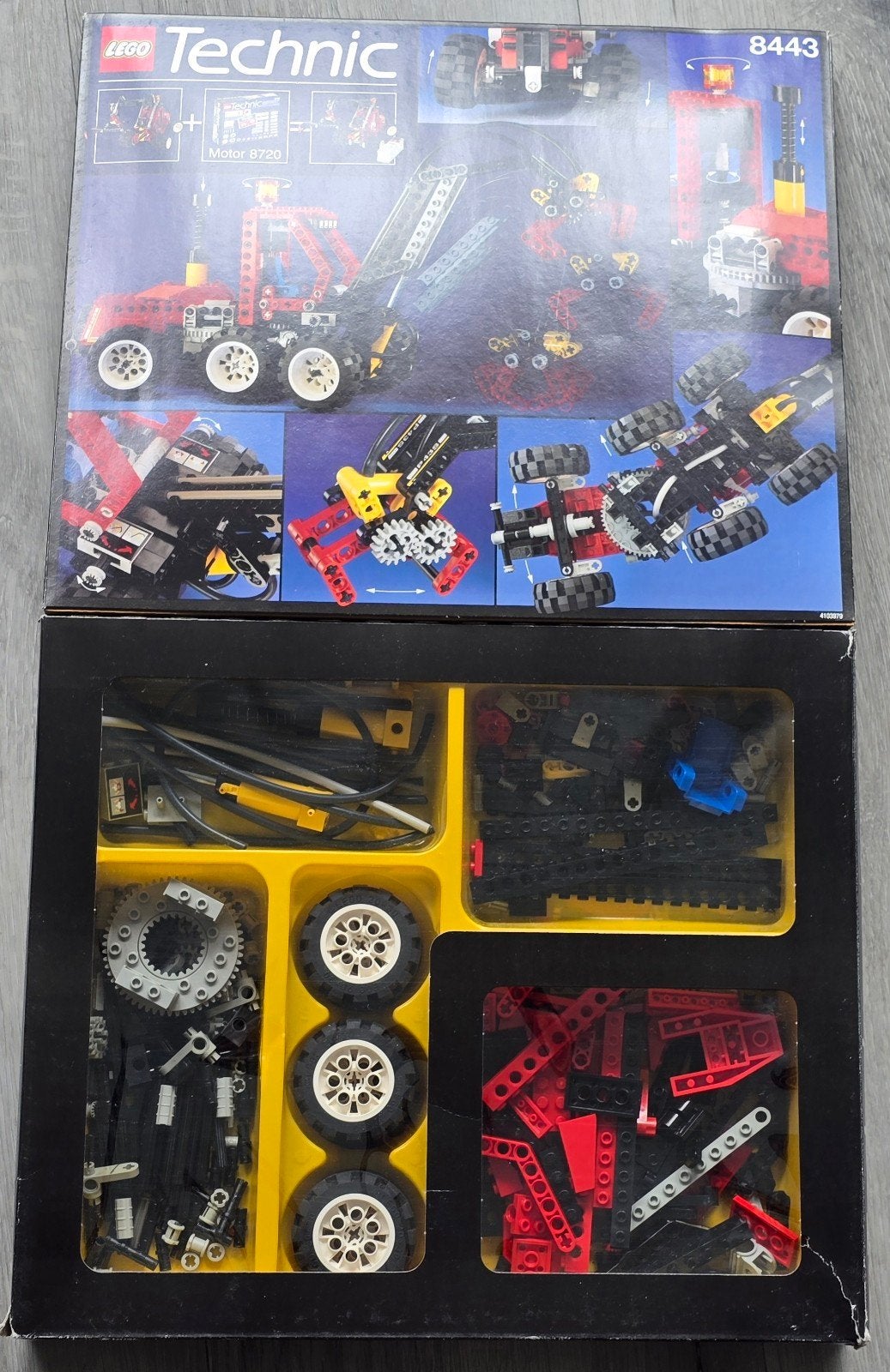 Lego Technic 8443 Kraanwagen met doos en instructies, Compleet, Gebruikt, Lego, Ophalen of Verzenden
