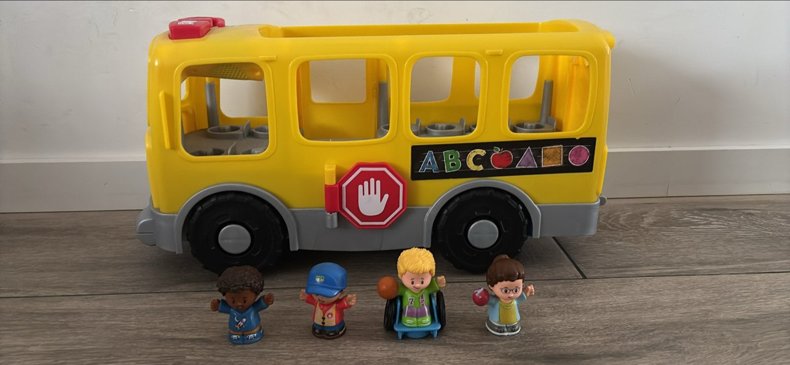 Fisher-Price Little People Schoolbus met figuren, Ophalen of Verzenden, Gebruikt, Jongen of Meisje