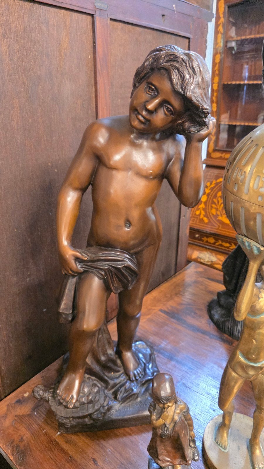 13 grote bronzen beelden, Ophalen