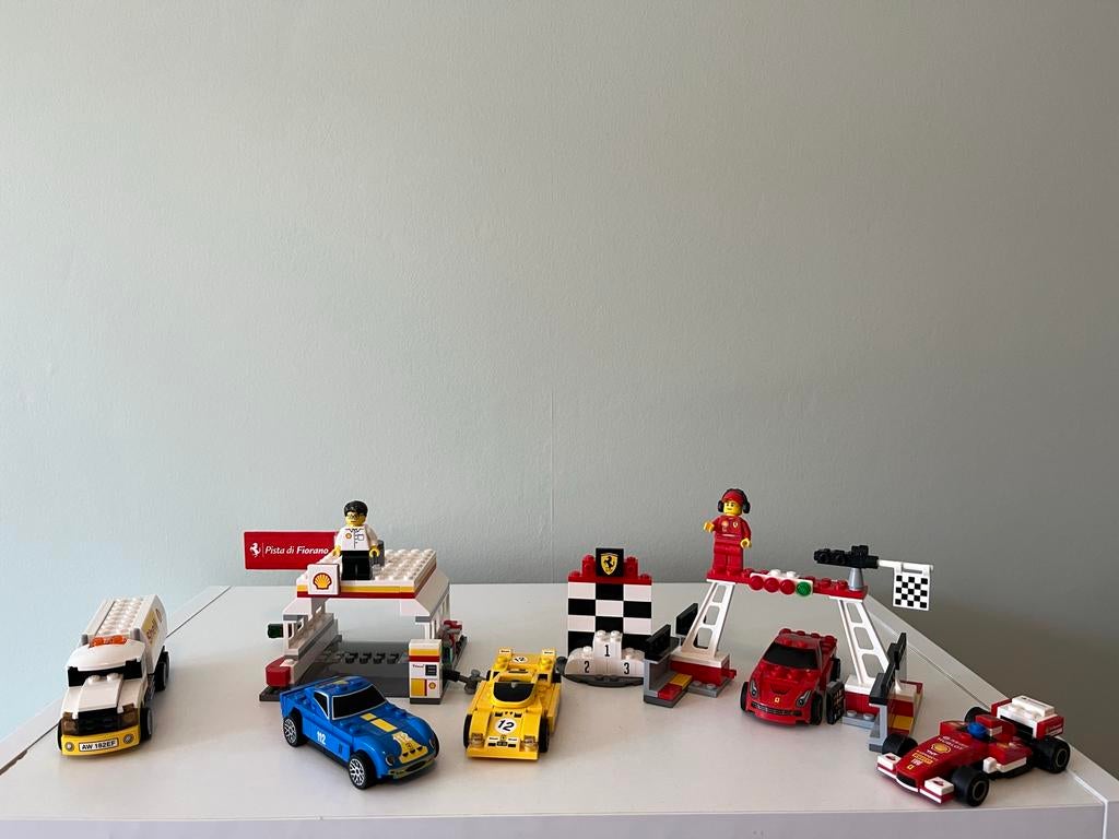 Lego Shell Ferrari verzamelaars set, Inclusief minifiguren, Gebruikt, Overige thema's, Lego
