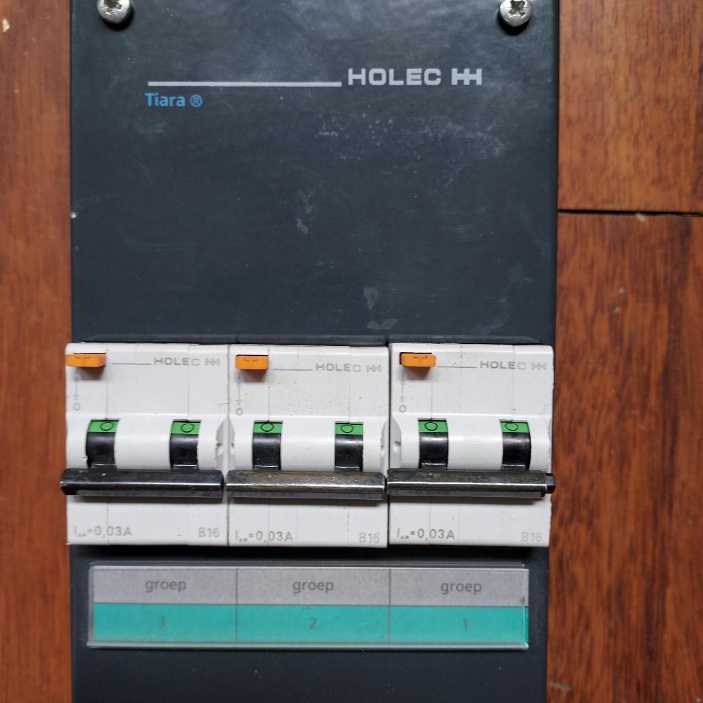 Holec groepenkast aardlek automaat, Doe-het-zelf en Verbouw, Elektra en Kabels, Ophalen of Verzenden, Zo goed als nieuw, Overige typen