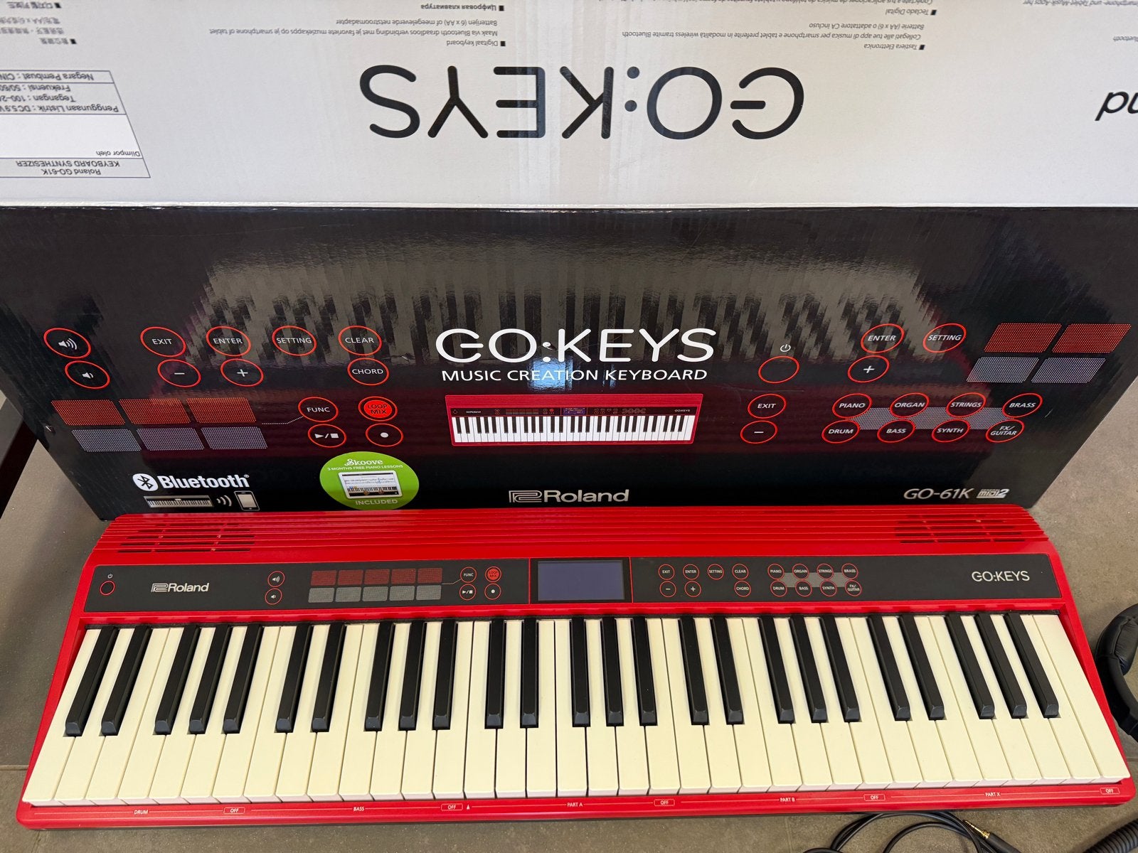 Roland GO:KEYS GO-61K Music Creation Keyboard, 61 toetsen, Roland, Ophalen of Verzenden, Zo goed als nieuw