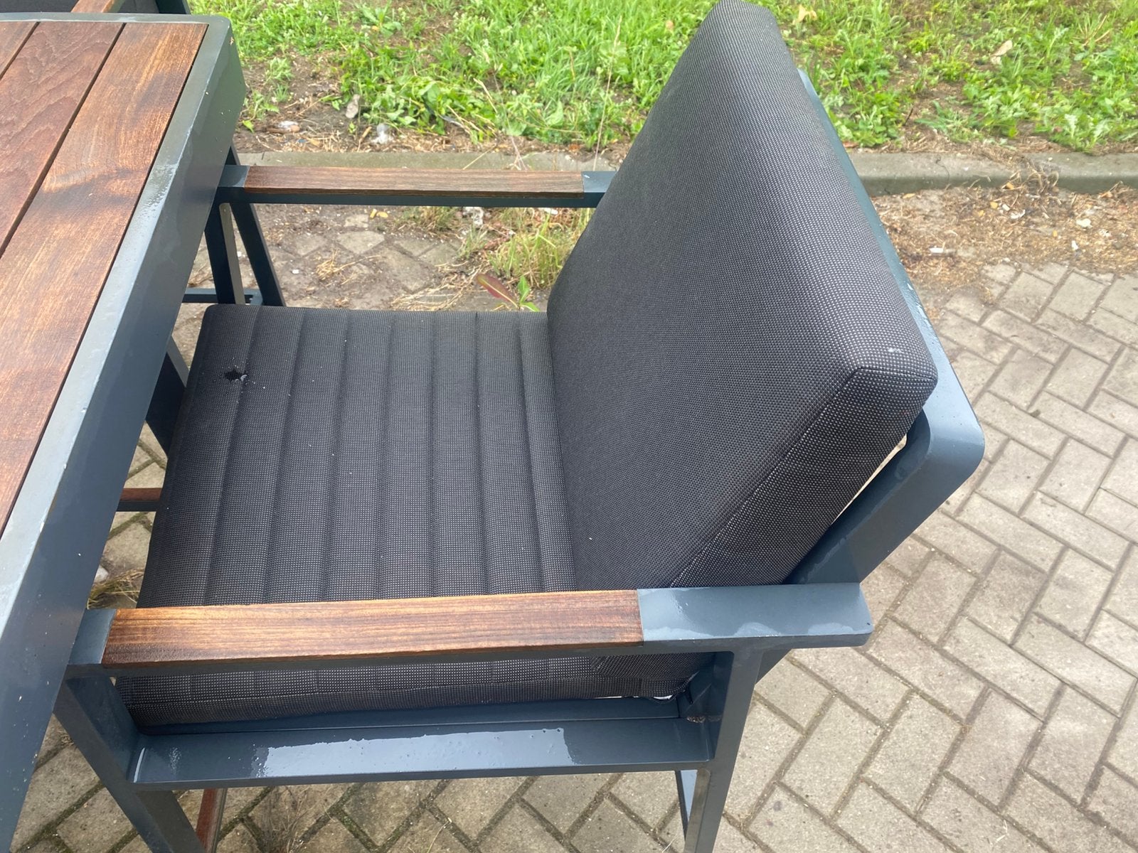 Hoge set met 6 krukken, Tuin en Terras, Ophalen, Gebruikt