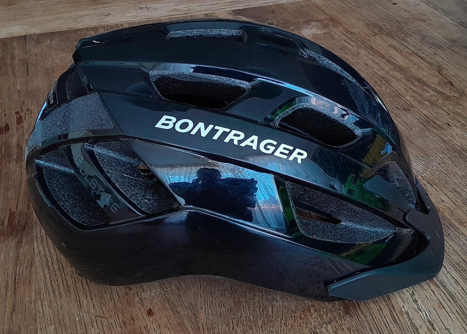 Bontrager Solstice Fietshelm Zwart M/L 55-61CM, Gebruikt, Overige maten, Ophalen of Verzenden, Bontrager