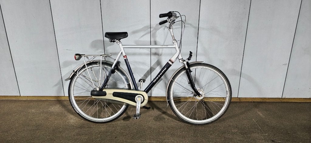 Gazelle herenfiets met 7 versnellingen en rollerbrake-remmen, Ophalen, Gebruikt, Vering, Gazelle