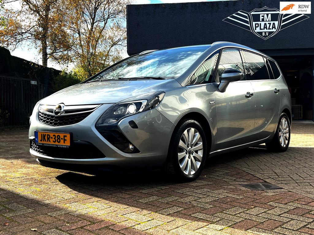 Opel ZAFIRA TOURER 1.4 Cosmo 7p Automaat_Cruise_Navi_Clima, Auto's, Opel, Euro 5, 15 km/l, 4 cilinders, 7 stoelen