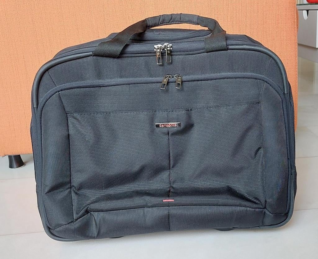 Samsonite Laptoptas op Wieltjes - Zwart, Computers en Software, Laptoptassen, Ophalen of Verzenden