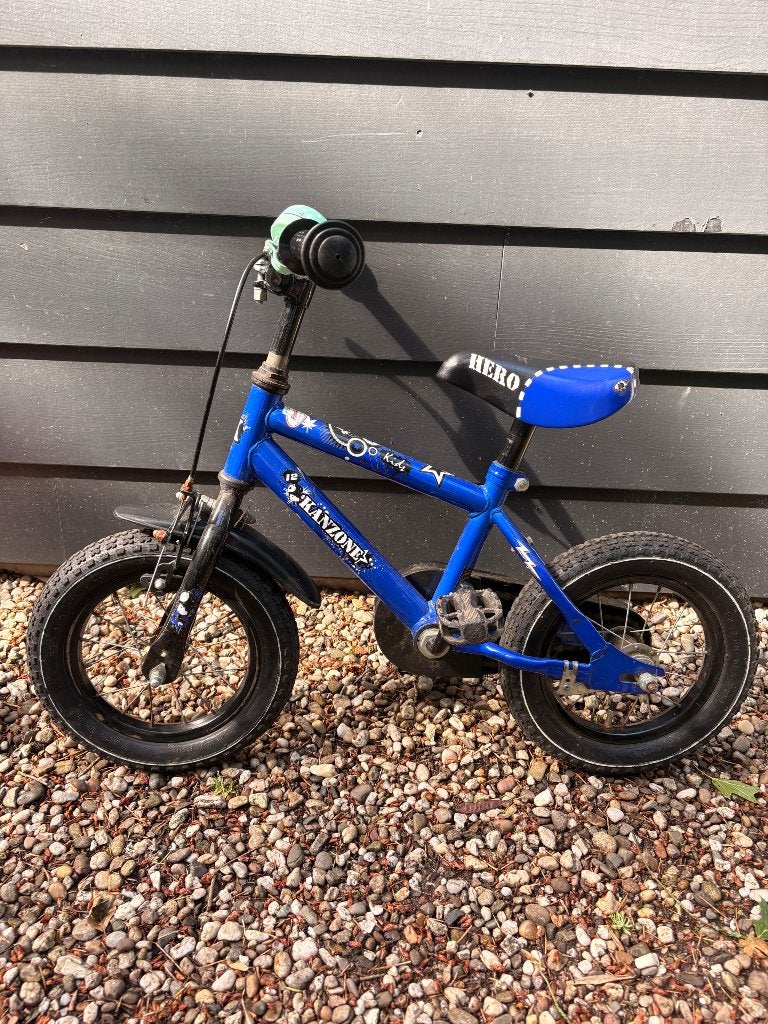 Kinderfietsje, Fietsen en Brommers, Fietsen | Kinderfietsjes, Terugtraprem, Gebruikt, Minder dan 16 inch, Ophalen