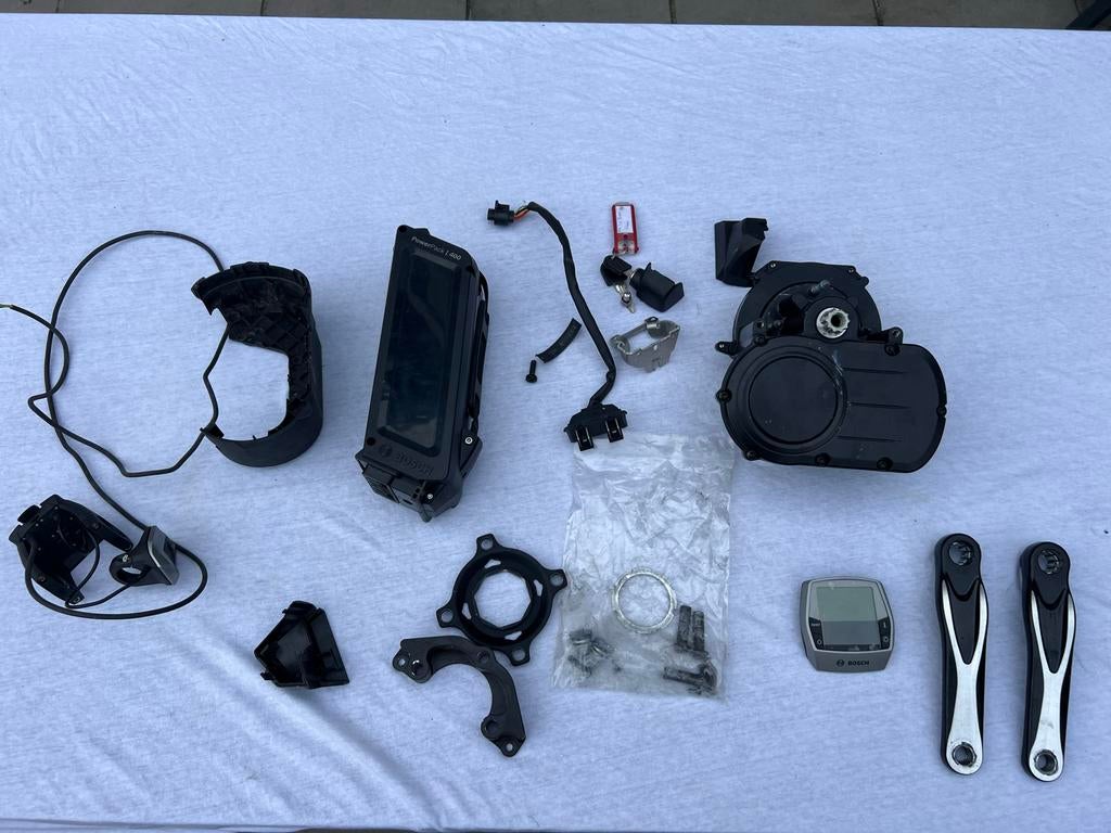Bosch E-bike onderdelen: motor, display, accu 400 & meer, Fietsen en Brommers, Fietsonderdelen, Elektrische fiets, Gebruikt, Kunststof