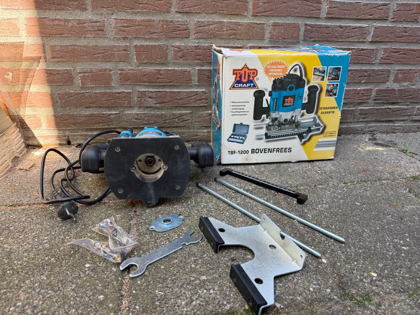 Top Craft TBF-1200 Bovenfrees - Zo goed als nieuw, Ophalen, Zo goed als nieuw, Elektrisch, Bovenfrees