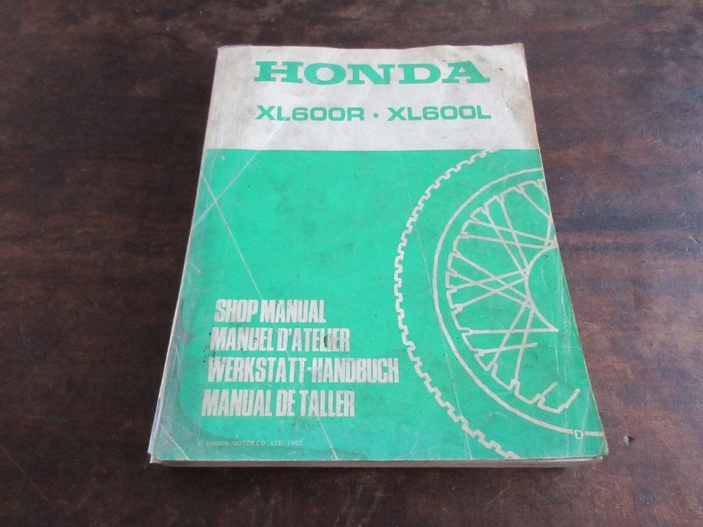 Honda XL600R XL600L werkplaatshandboek manual, Ophalen of Verzenden, Honda