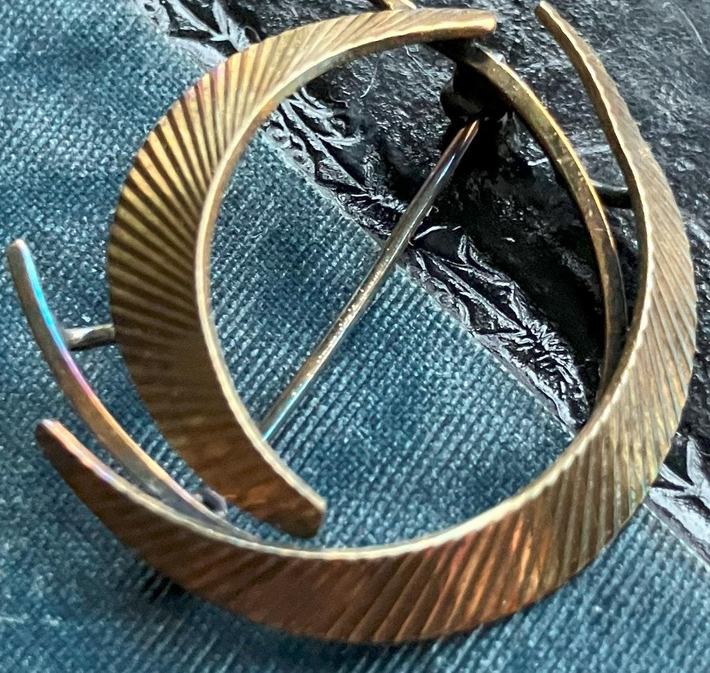 Zilveren 2e gehalte (835) broche Art Deco ca. 1920, Verzenden, Zilver, Broche