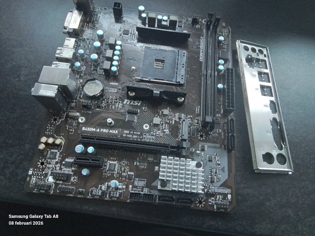 MSI B450M_A pro max, Computers en Software, Moederborden, Ophalen of Verzenden, Zo goed als nieuw, DDR4