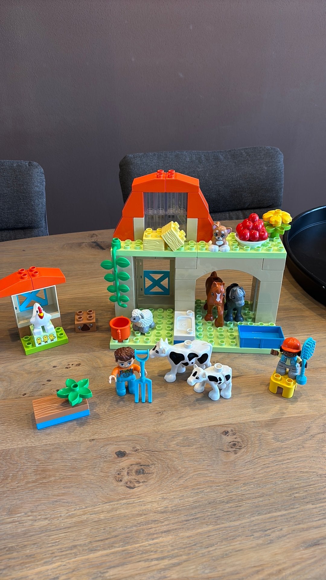 Lego duplo - kinder boerderij, Ophalen, Zo goed als nieuw, Speelset