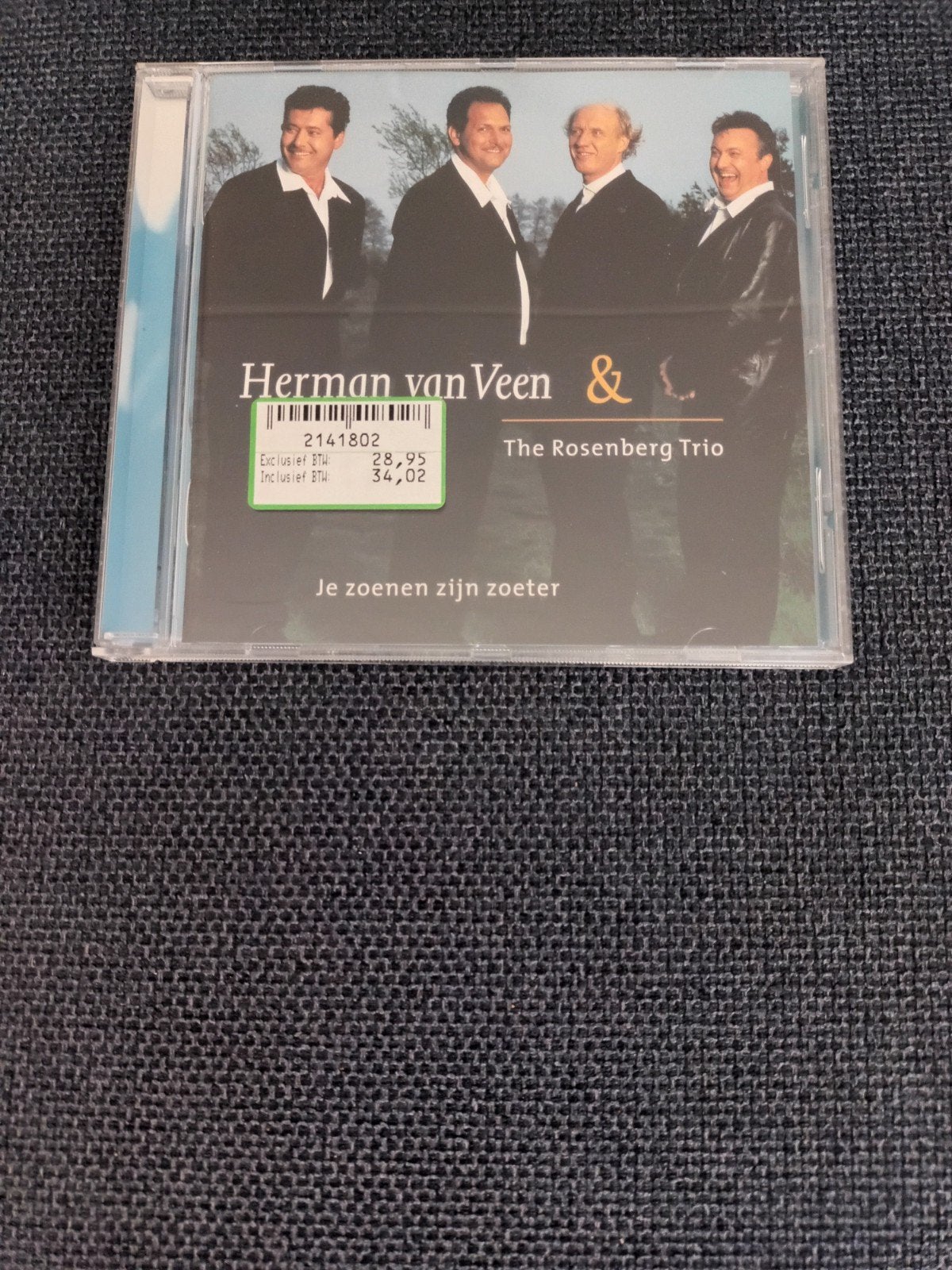 Je zoenen zijn zoeter - Herman van Veen & The Rosenberg Trio, Ophalen of Verzenden, Zo goed als nieuw