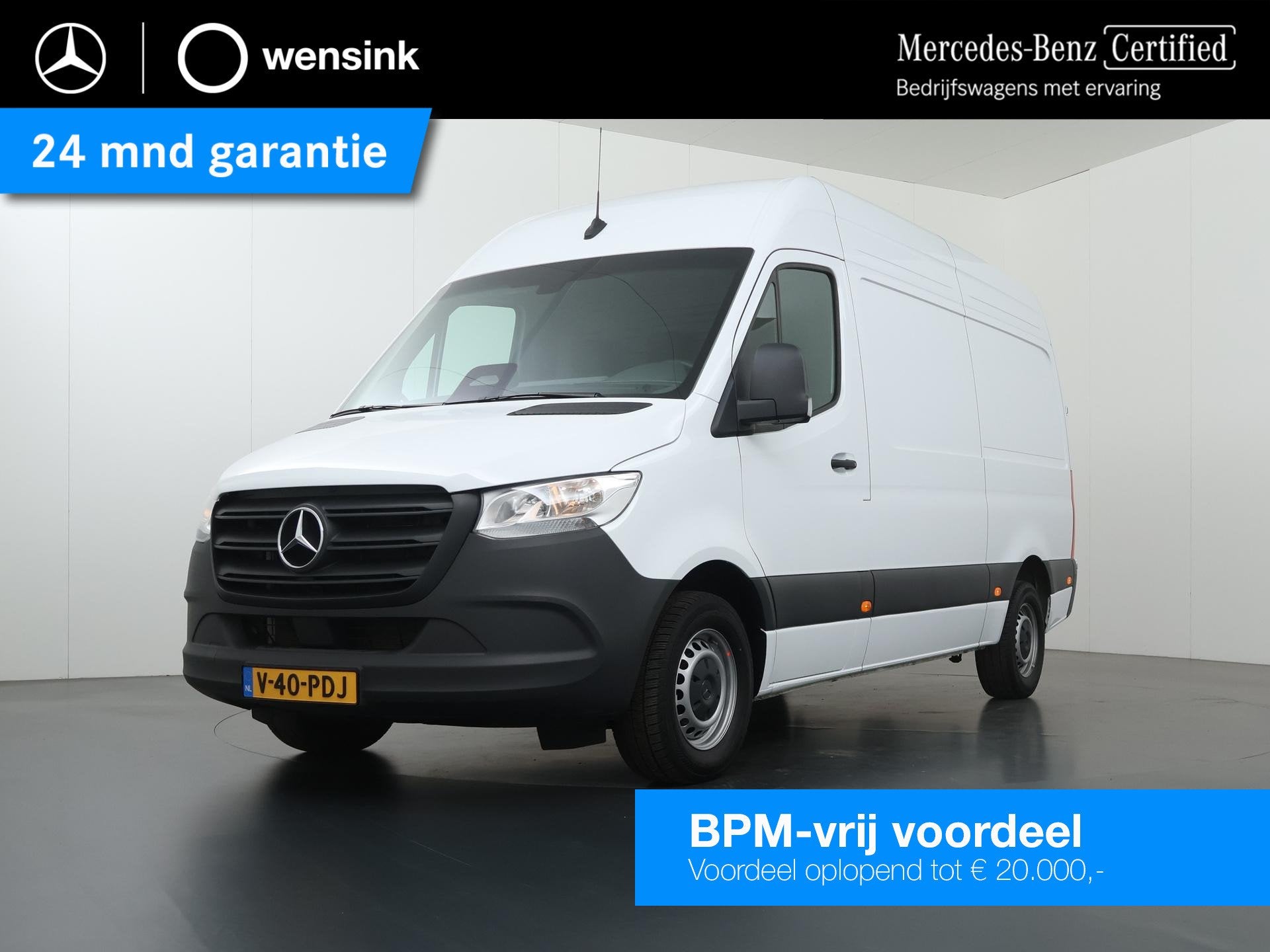 Mercedes-Benz Sprinter 317 CDI L2 H2 Pro | 3 zits | Achterui