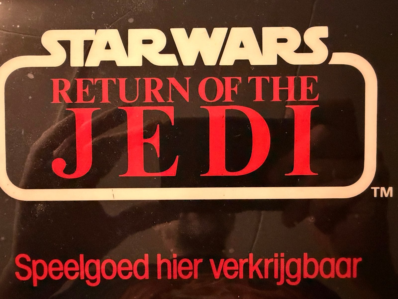 Star Wars Vintage Winkeliers Sticker Raamsticker 1983 Zeldza, Ophalen of Verzenden, Nieuw, Overige typen