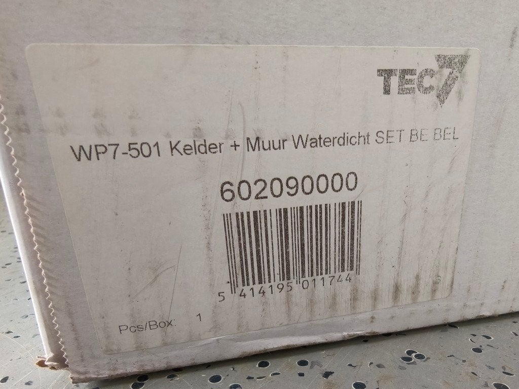Tec7 WP&-501 kelder + muur waterdicht, voor 6 vierkante mtr, Tec7, Overige typen, Nieuw, Ophalen of Verzenden