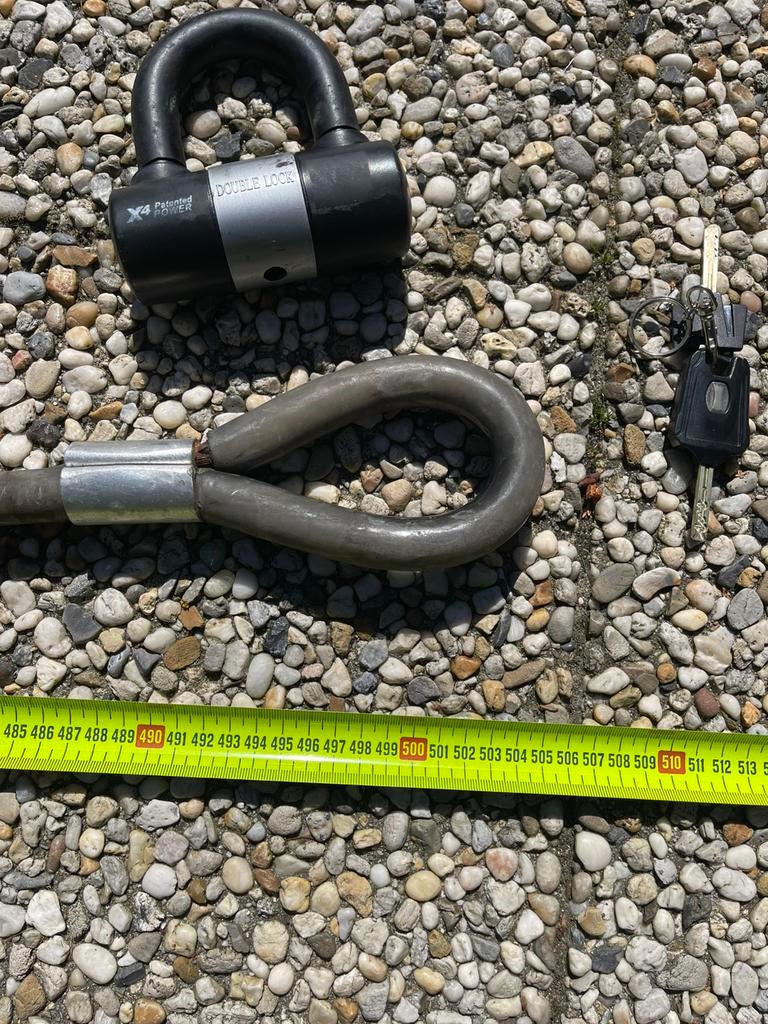 Boot, motor, scooter slot + kabel 5 meter, Motoren, Accessoires | Sloten, Gebruikt, Ophalen