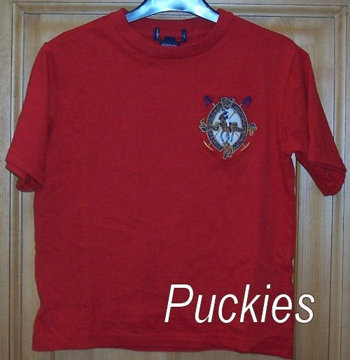 Maat 122 Rood Ralph Lauren t-shirt NIEUW (6723) a, Nieuw, Ophalen of Verzenden, Shirt of Longsleeve, Jongen