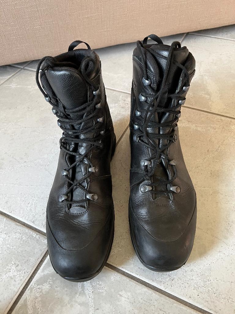 Gedragen paar HAIX Mondo legerschoenen maat 310B. 48, Verzenden, Gebruikt, Schoenen