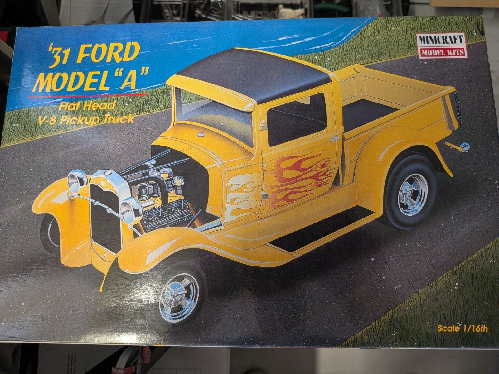 Ford model A.  Minicraft, Ophalen of Verzenden, Groter dan 1:32, Auto, Overige merken