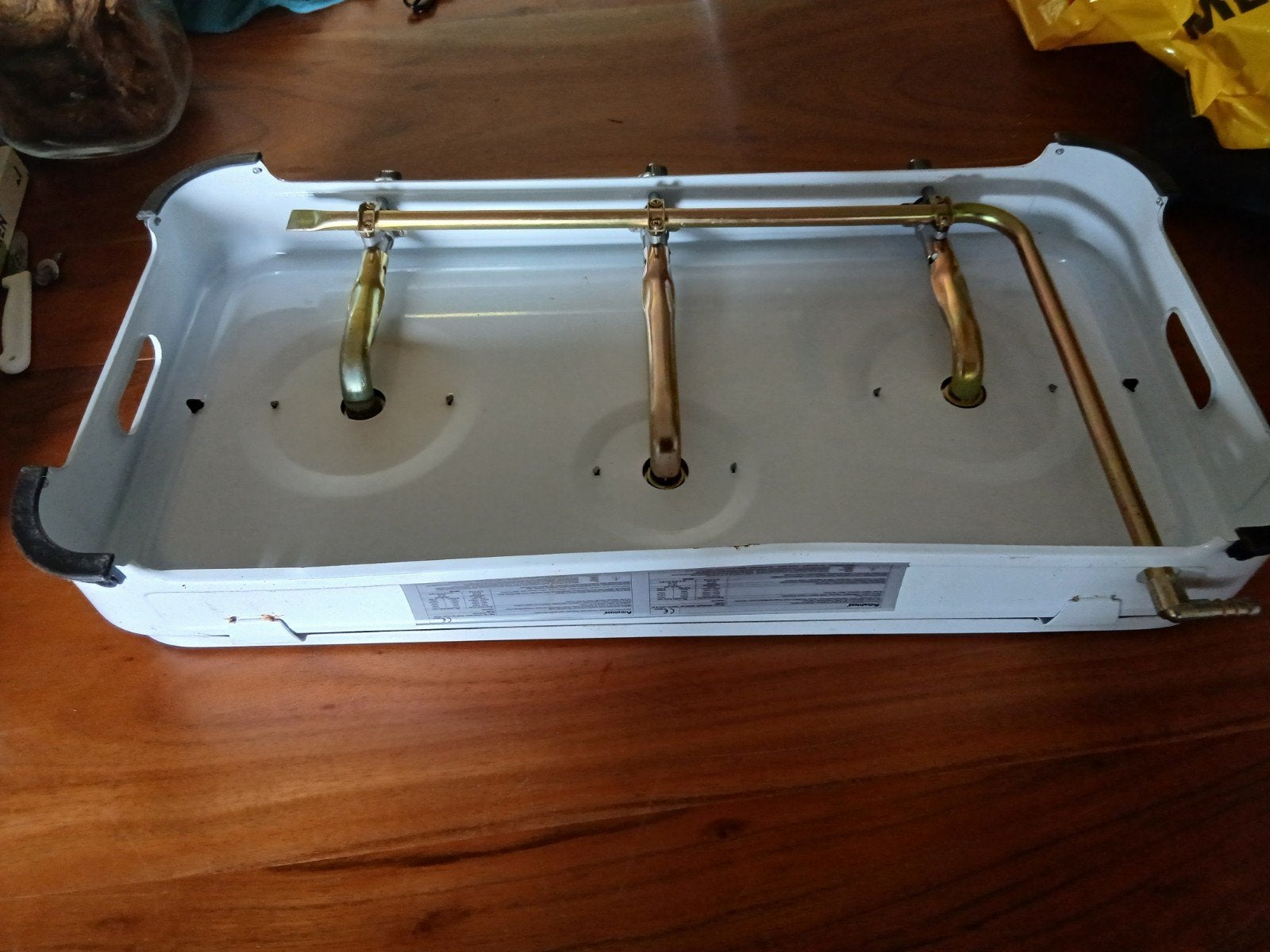 FireFriend 3-pits gasfornuis - Ideaal voor camping, Ophalen of Verzenden, Gebruikt