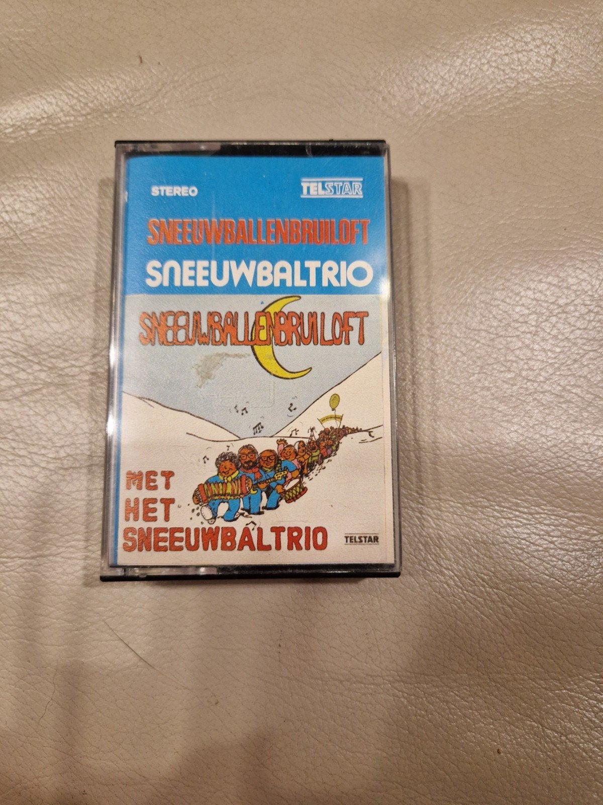 Sneeuwbaltrio  Sneeuwballenbruiloft Telstar MC Cassette, Gebruikt, 1 bandje, Ophalen of Verzenden, Origineel