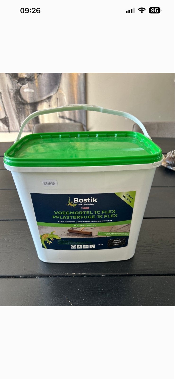 Bostik Voegmortel 1C Flex Zwart 15kg - Nieuw, Ophalen of Verzenden, Nieuw, Overige typen
