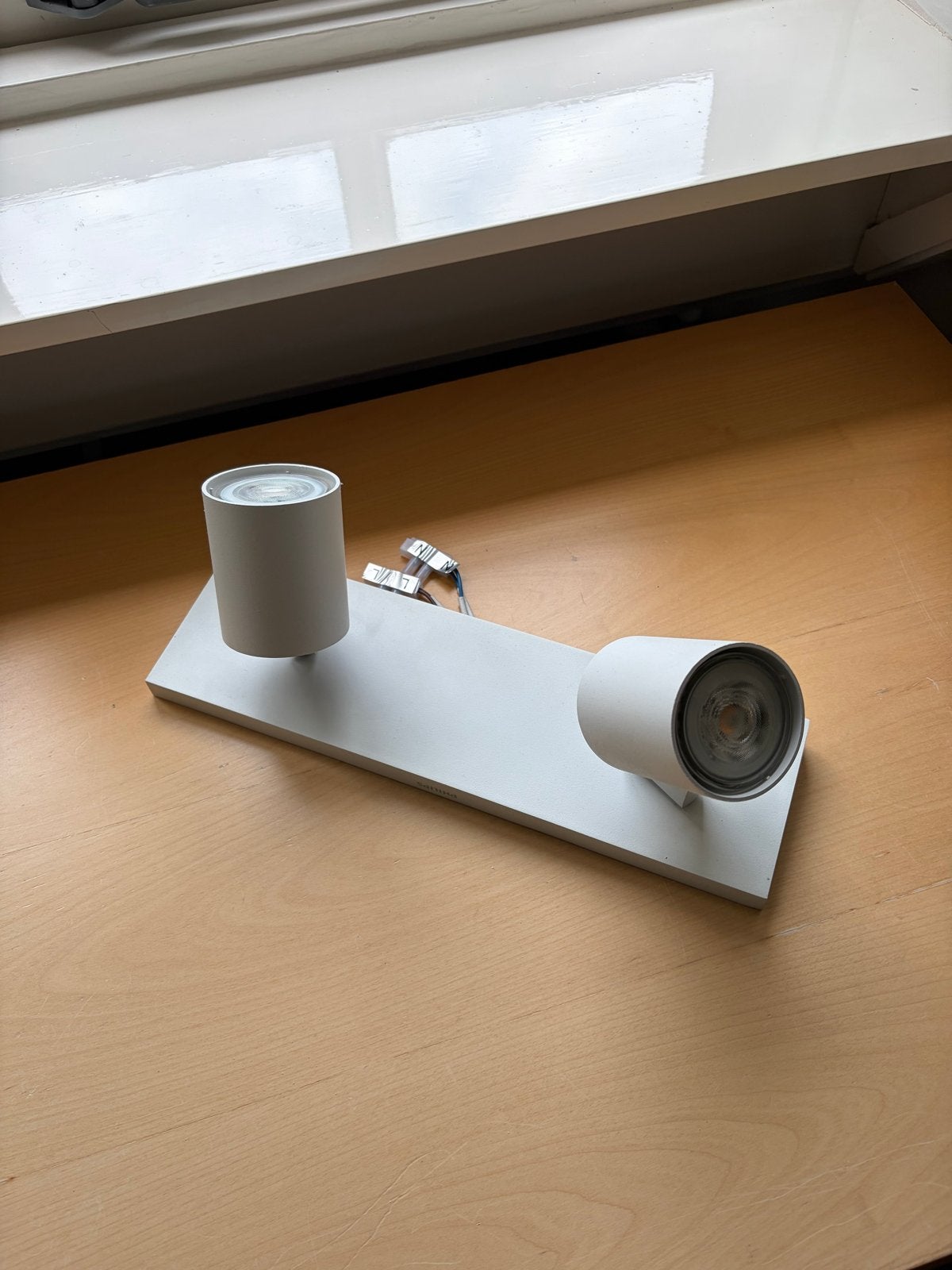 Philips Opbouwspot - Wit - 2x GU10, Gebruikt, GU10, Opbouwspot, Ophalen of Verzenden