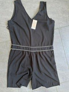Zwart Broekpak / Jumpsuit Women  Maat 46, Zwart, Maat 46/48 (XL) of groter, Nieuw, Ophalen of Verzenden