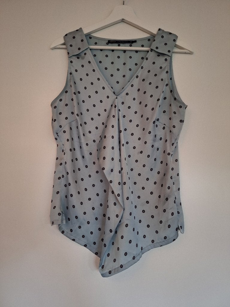 Mooie Steps top (maat M - blauw met rondjes) te koop!, Kleding | Dames, Tops, Maat 38/40 (M), Blauw, Ophalen of Verzenden, Zo goed als nieuw