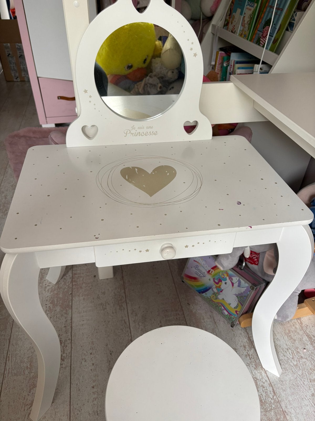Make up tafel kind mey krukje, Ophalen, Zo goed als nieuw, 50 tot 100 cm, Minder dan 100 cm