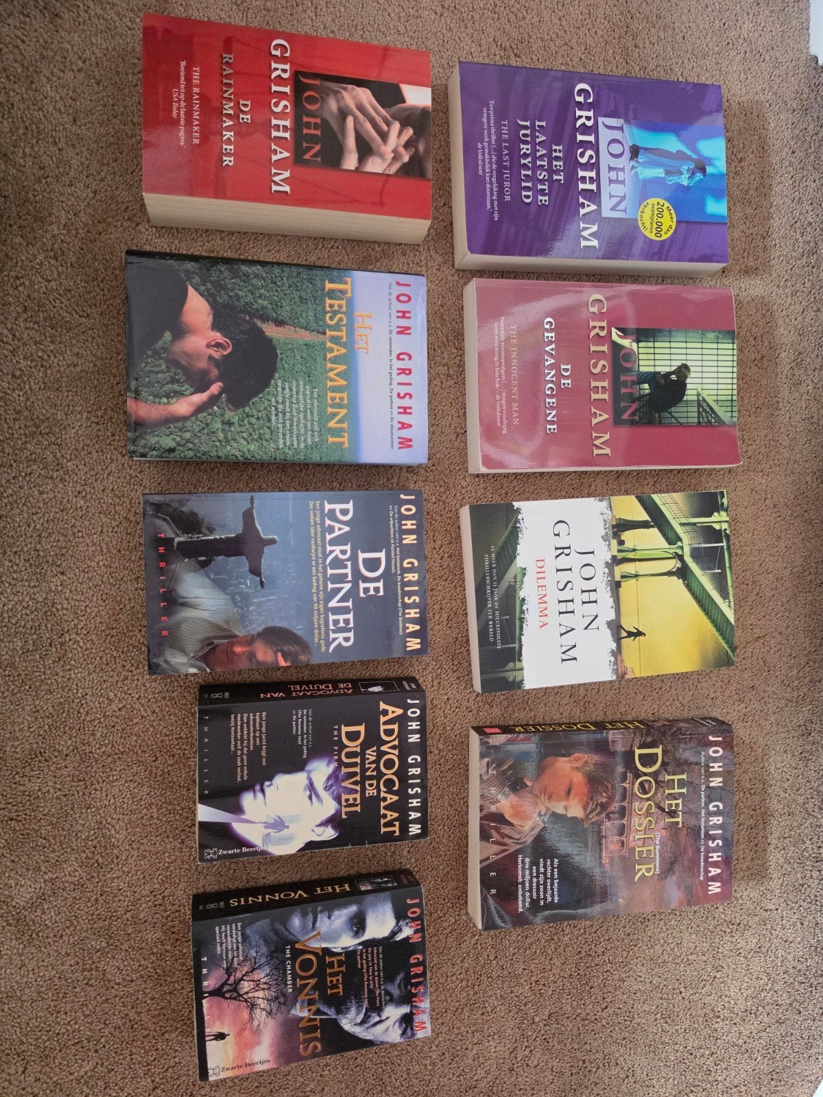 John Grisham boeken, Ophalen of Verzenden, Gelezen