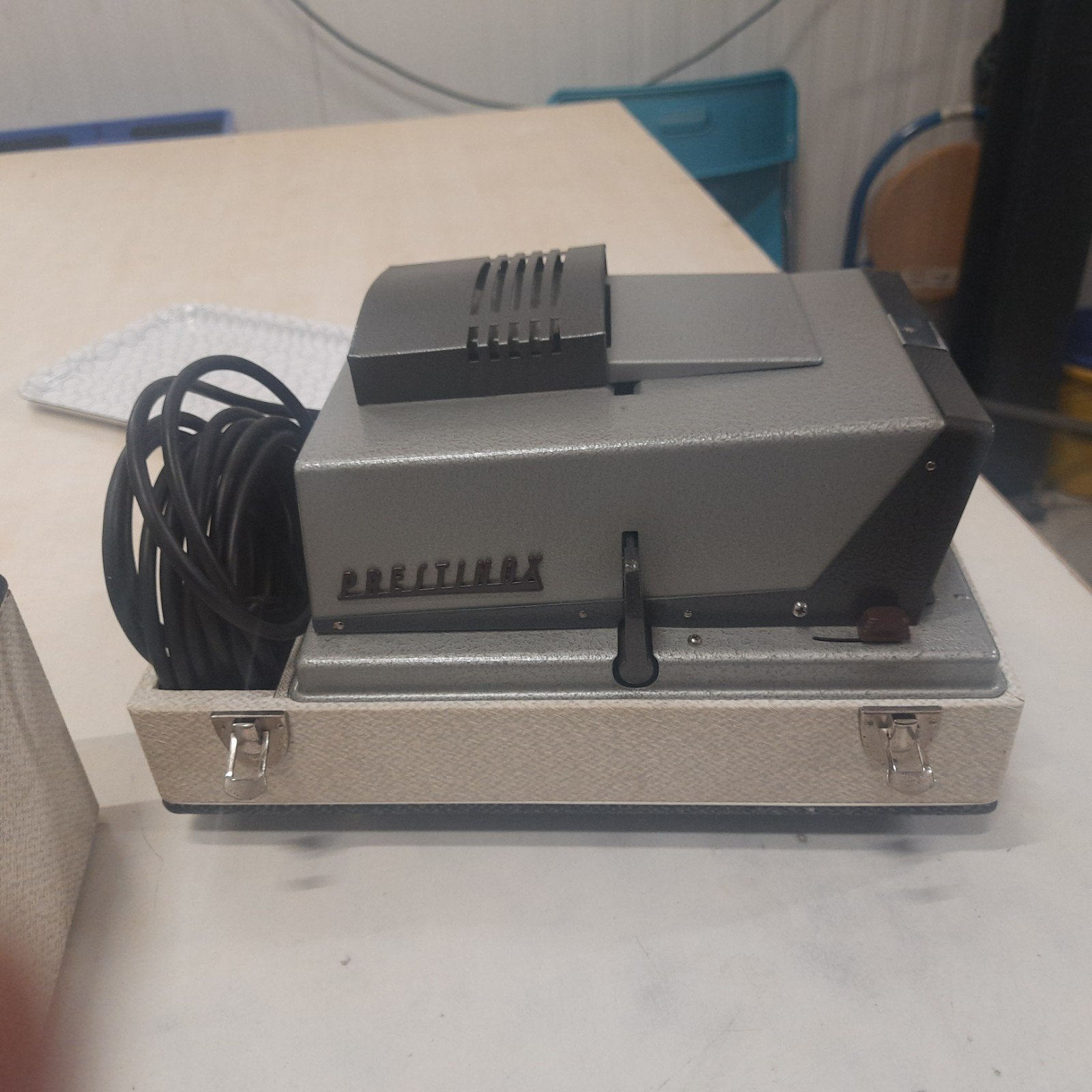 Vintage Prestinox  filmprojector - werkend, Ophalen of Verzenden, Gebruikt