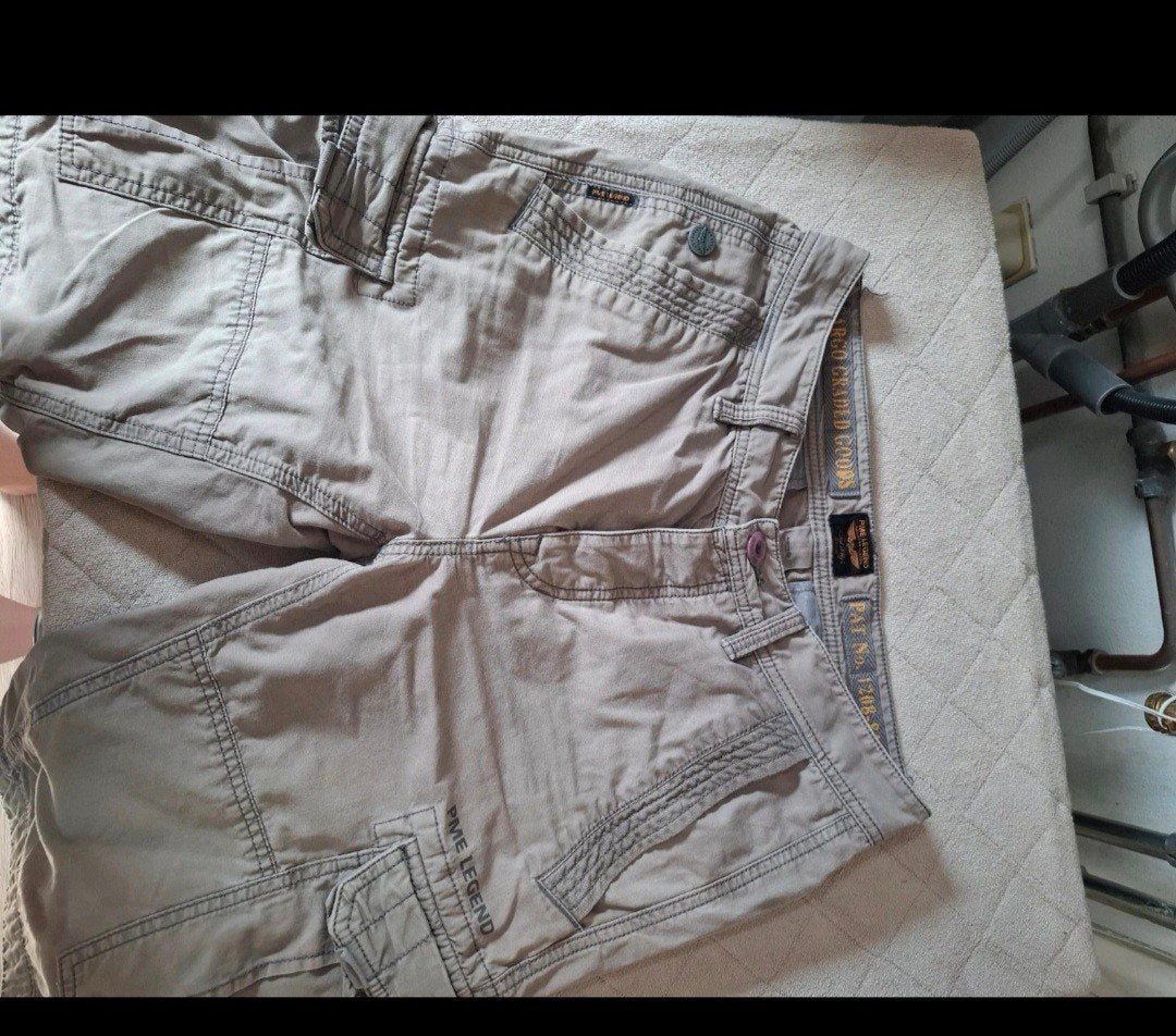 PME Legend Cargo Korte Broek Maat M (W39), Maat 48/50 (M), Beige, Ophalen of Verzenden, PME Legend