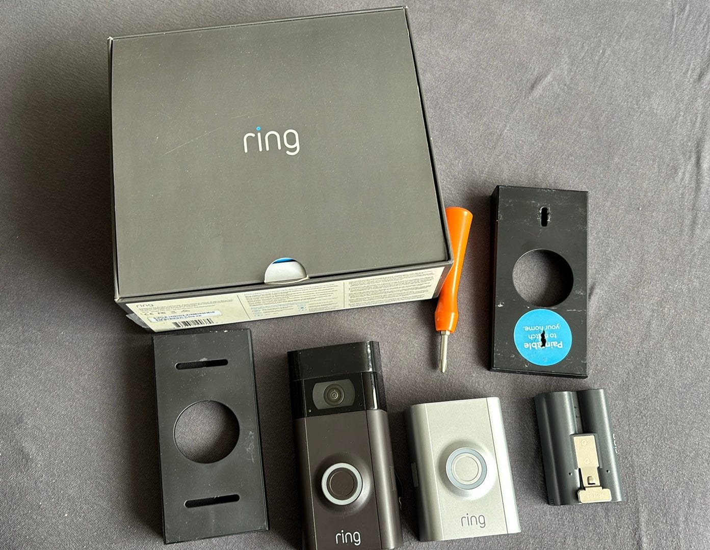 Ring videodeurbel, Huis en Inrichting, Deurbellen, Ophalen of Verzenden, Gebruikt, Draadloos
