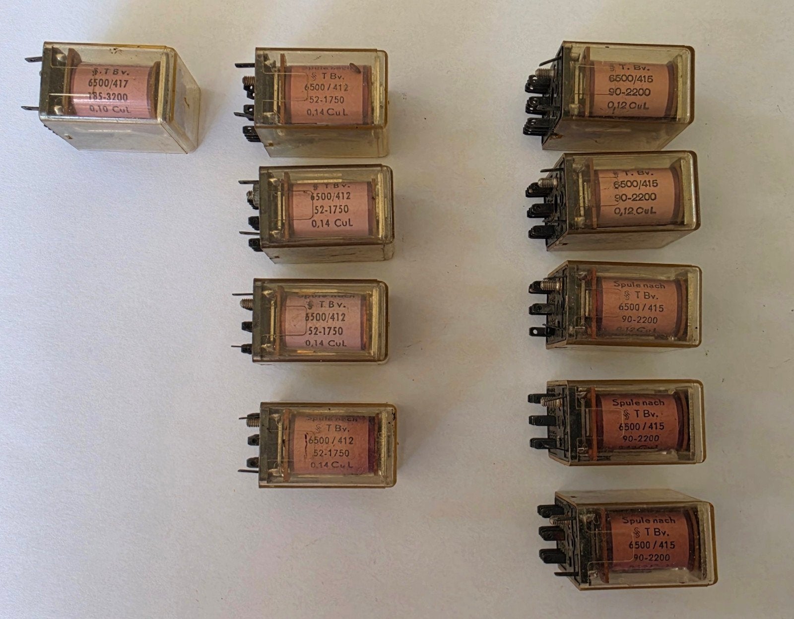 Partij Siemens Kamm-Relais V23162 (10 stuks) – NOS, Ophalen of Verzenden, Nieuw