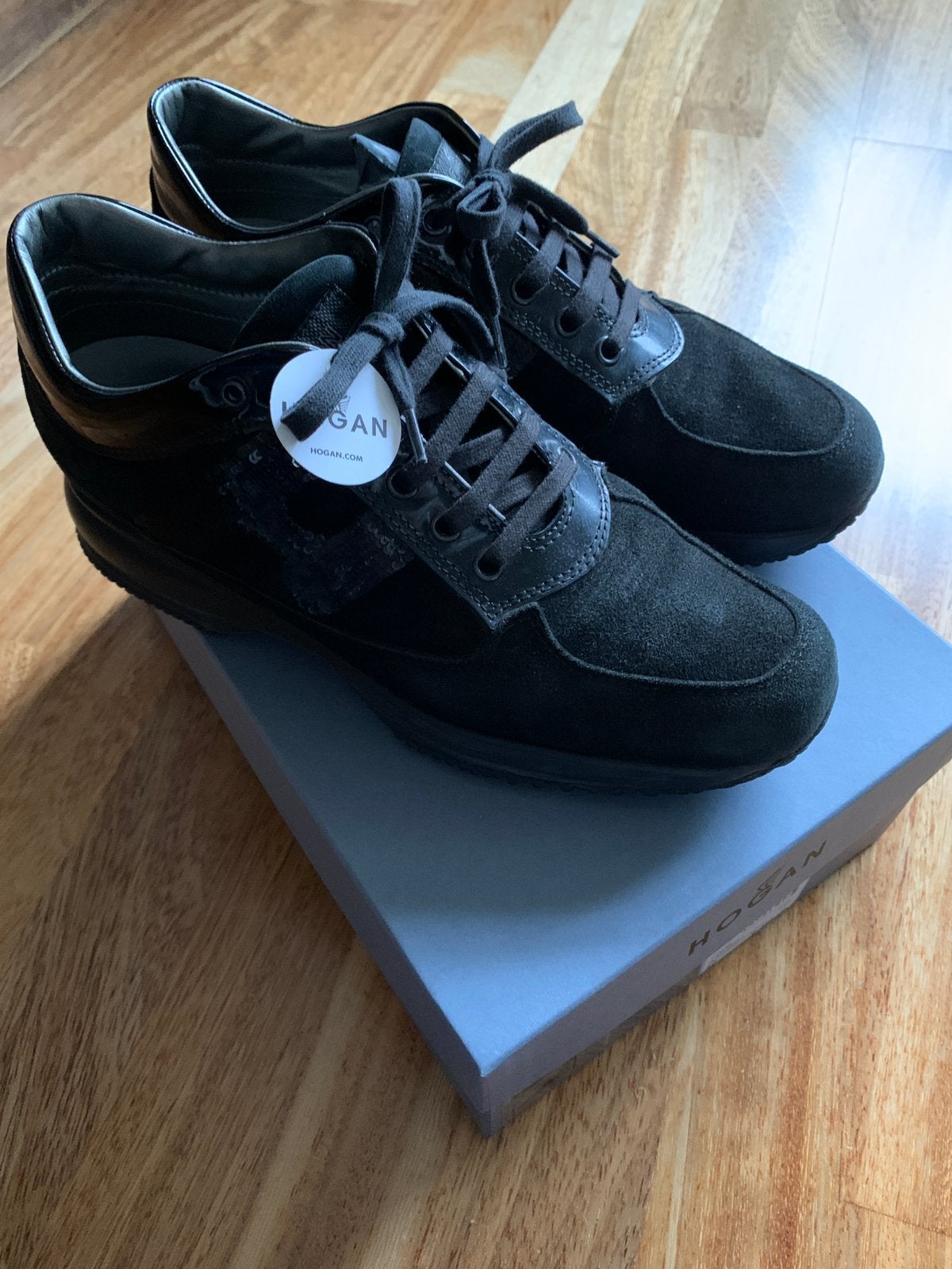 HOGAN sneakers - dames / maat 40, Zwart, Ophalen of Verzenden, Sneakers of Gympen, Zo goed als nieuw