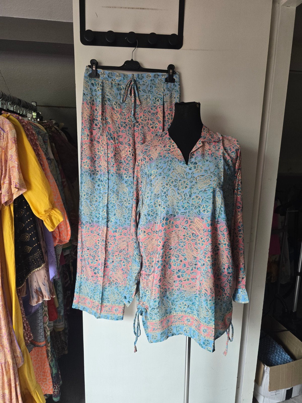 Dames zomers broekpak set nieuw, Ophalen of Verzenden, Nieuw, Maat 38/40 (M), Overige kleuren