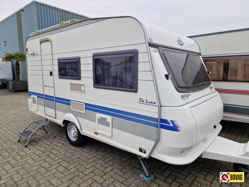 Hobby De Luxe 400 SB Voortent/Fietsdrager, Overige typen, Bedrijf, Treinzit, 750 - 1000 kg