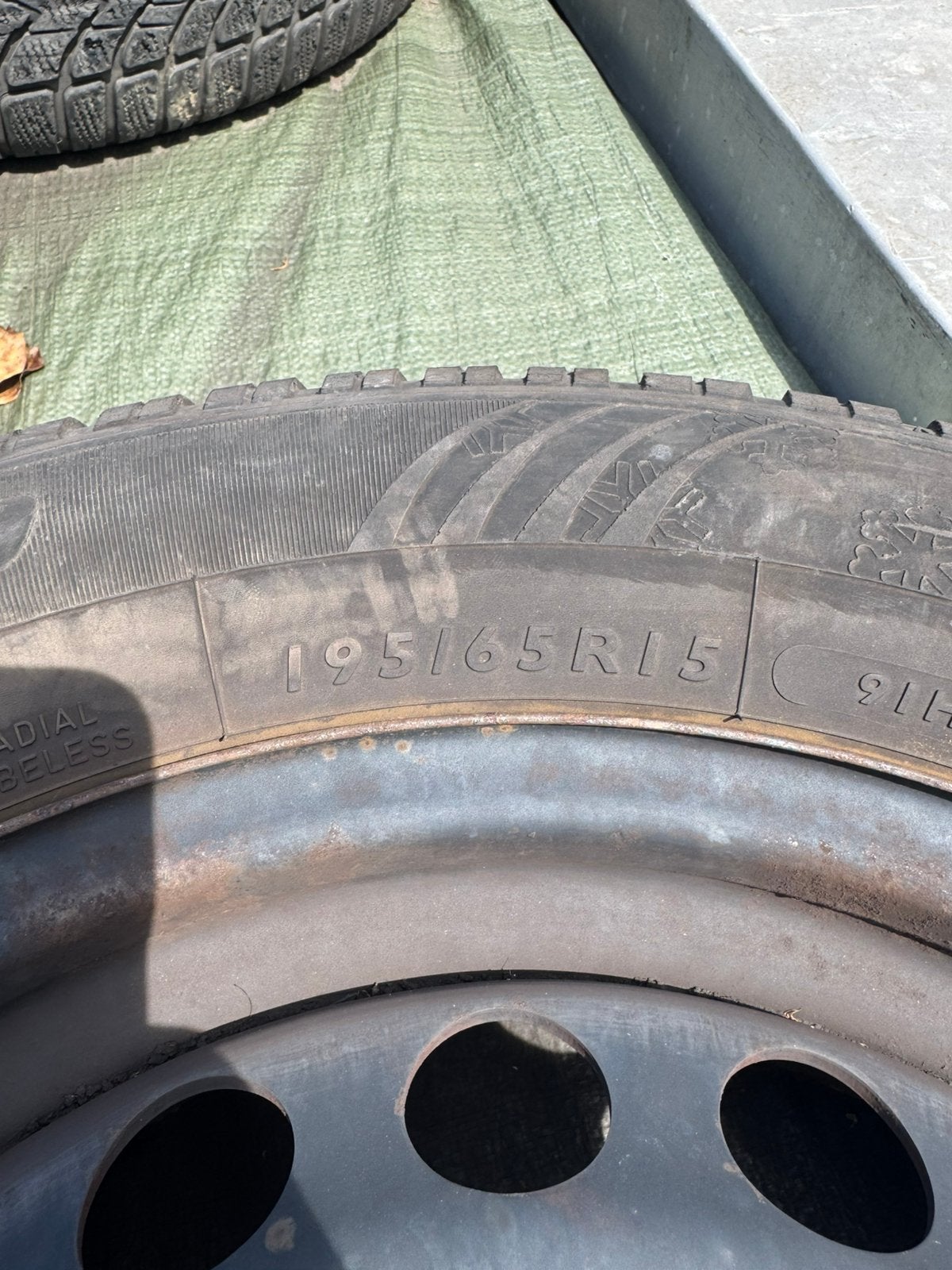 Dunlop winterbanden 195/65R15, Ophalen, Gebruikt